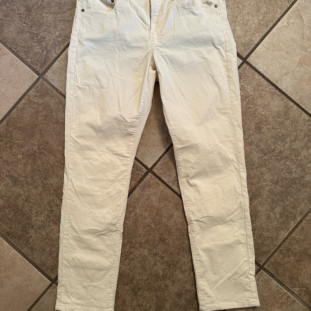 Bonobos Off White Cords Slim